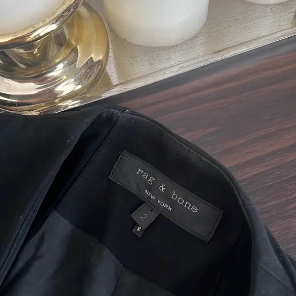 Rag & Bone black, back cut-out blazer - Picture 4 of 5